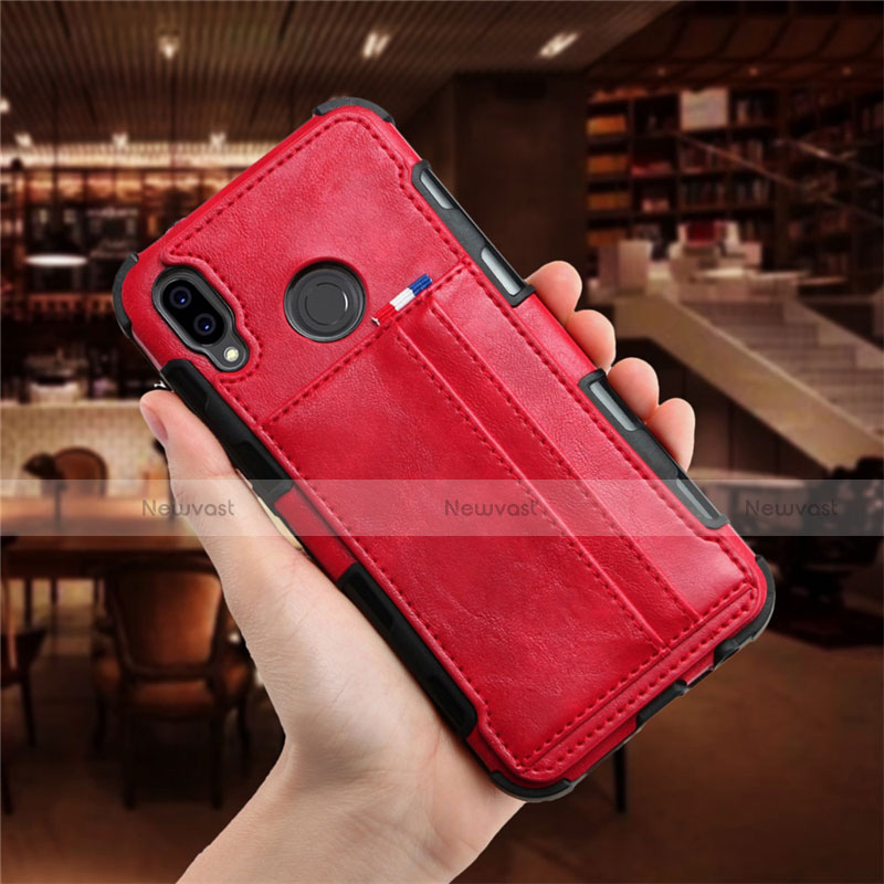 Leather Case Stands Flip Cover L01 Holder for Huawei Nova 3e