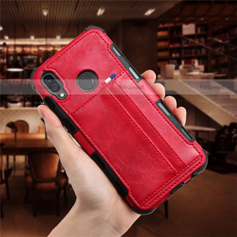 Leather Case Stands Flip Cover L01 Holder for Huawei P20 Lite