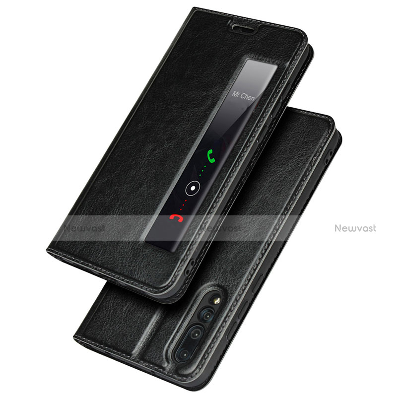 Leather Case Stands Flip Cover L01 Holder for Huawei P20 Pro