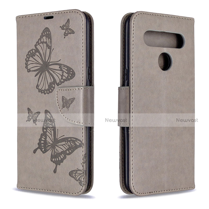 Leather Case Stands Flip Cover L01 Holder for LG K61