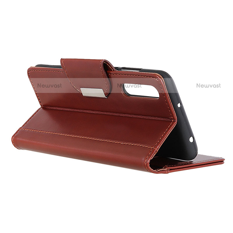 Leather Case Stands Flip Cover L01 Holder for LG Velvet 4G