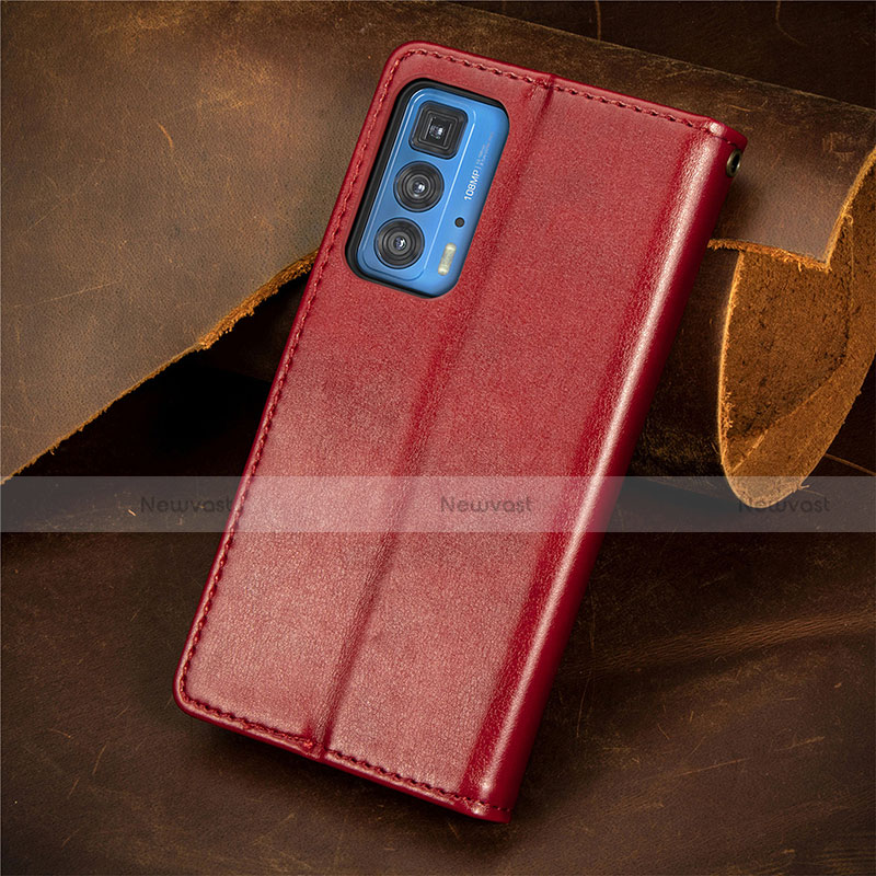 Leather Case Stands Flip Cover L01 Holder for Motorola Moto Edge 20 Pro 5G