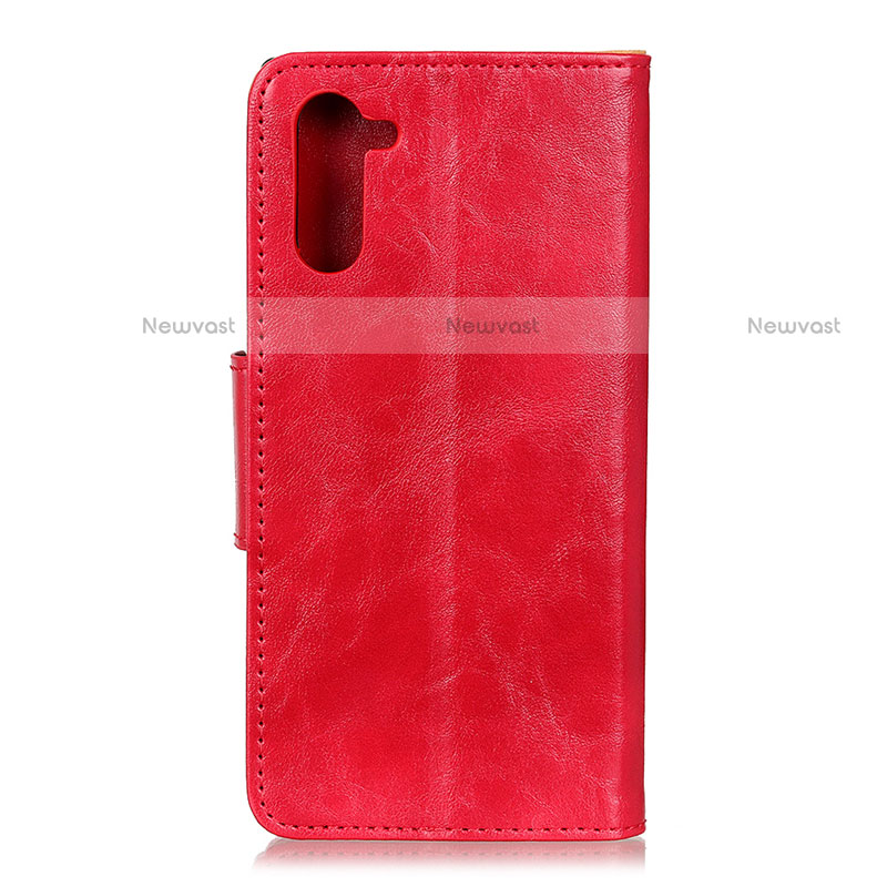 Leather Case Stands Flip Cover L01 Holder for Motorola Moto Edge