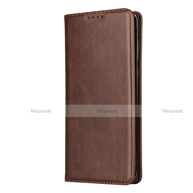 Leather Case Stands Flip Cover L01 Holder for Motorola Moto Edge Plus