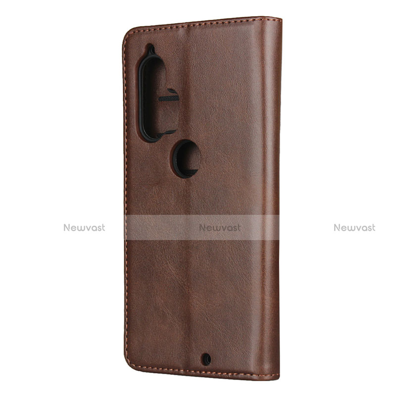 Leather Case Stands Flip Cover L01 Holder for Motorola Moto Edge Plus