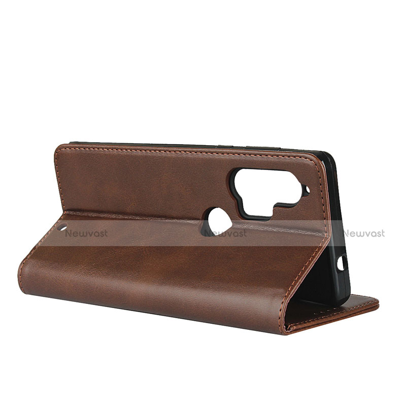 Leather Case Stands Flip Cover L01 Holder for Motorola Moto Edge Plus