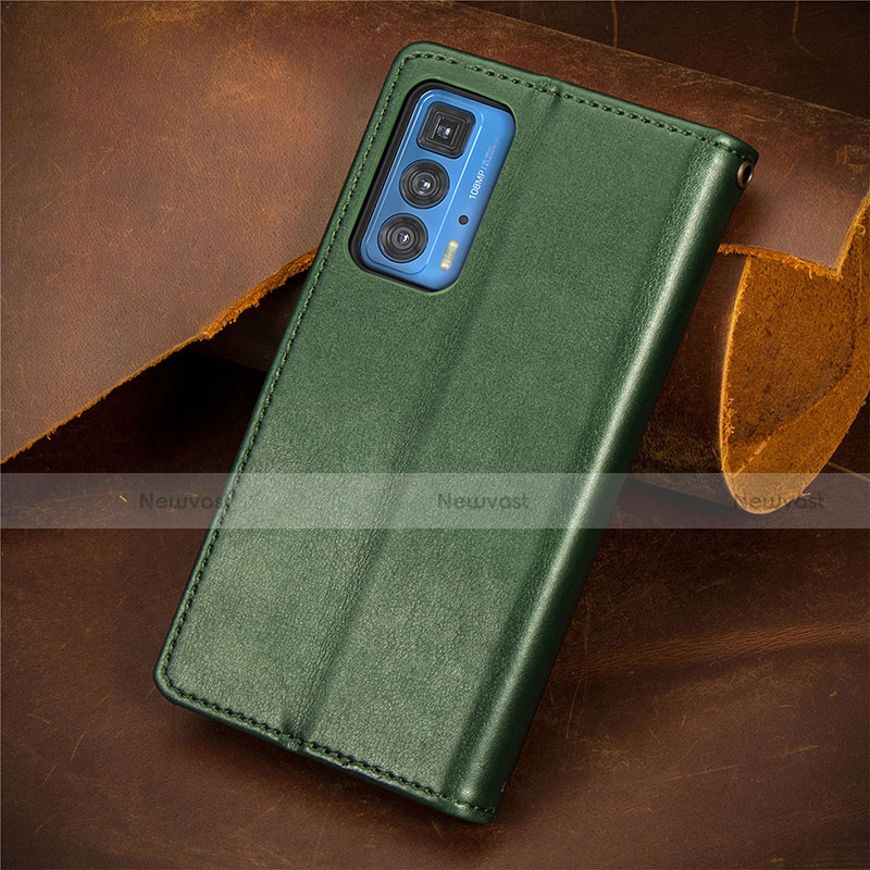 Leather Case Stands Flip Cover L01 Holder for Motorola Moto Edge S Pro 5G