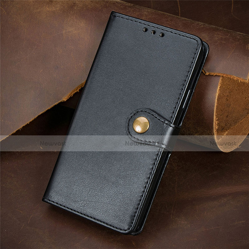 Leather Case Stands Flip Cover L01 Holder for Motorola Moto Edge S Pro 5G Black