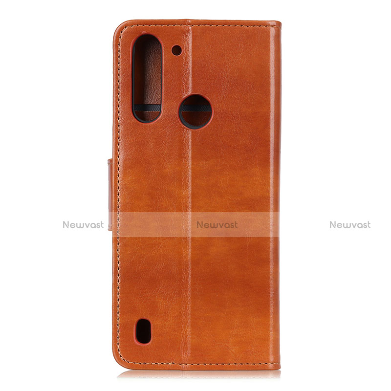 Leather Case Stands Flip Cover L01 Holder for Motorola Moto G8 Power Lite
