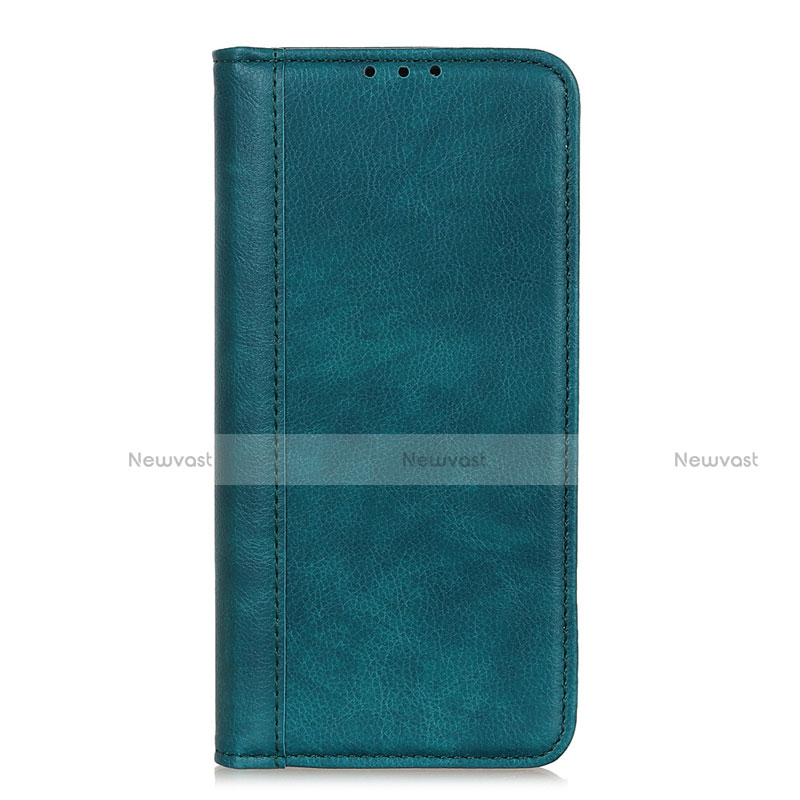 Leather Case Stands Flip Cover L01 Holder for Motorola Moto G9 Plus Green
