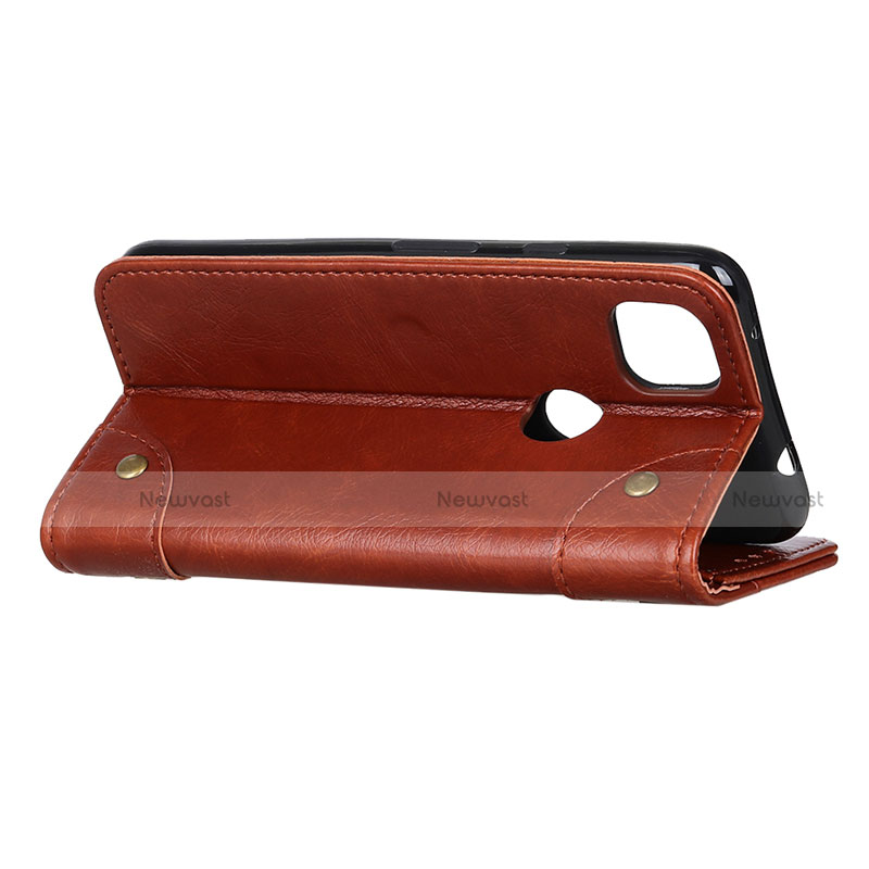 Leather Case Stands Flip Cover L01 Holder for Motorola Moto G9 Power