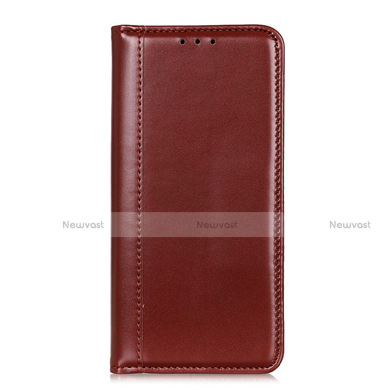 Leather Case Stands Flip Cover L01 Holder for Motorola Moto One Fusion