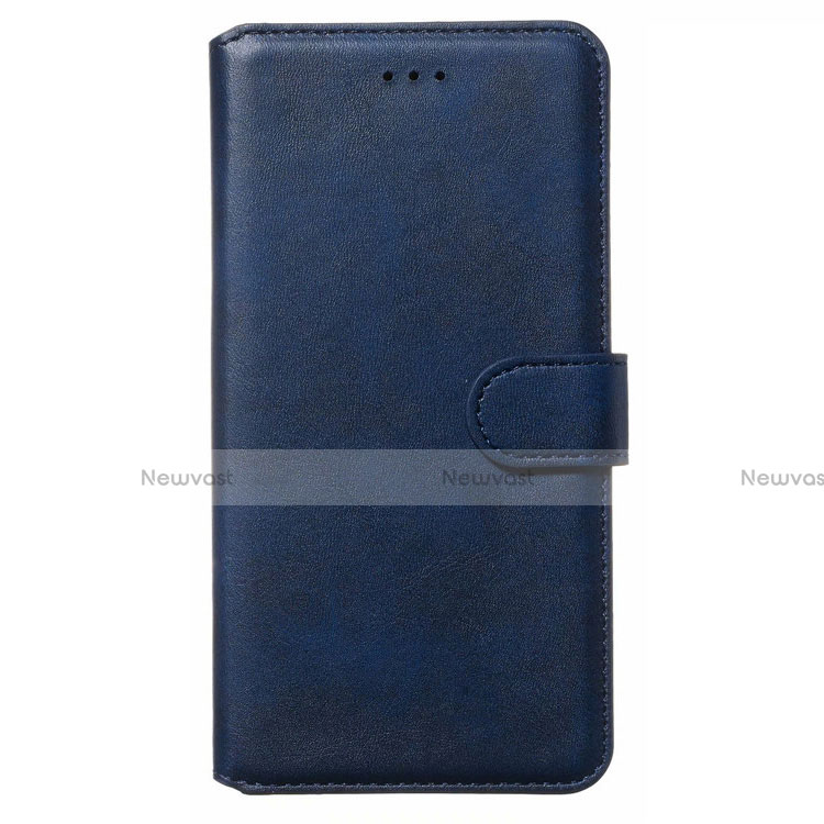 Leather Case Stands Flip Cover L01 Holder for Nokia 6.2 Blue