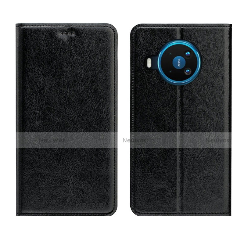 Leather Case Stands Flip Cover L01 Holder for Nokia 8.3 5G Black