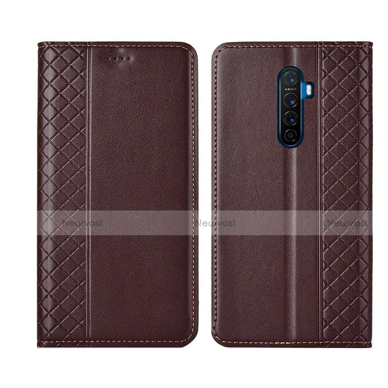 Leather Case Stands Flip Cover L01 Holder for Oppo Reno Ace