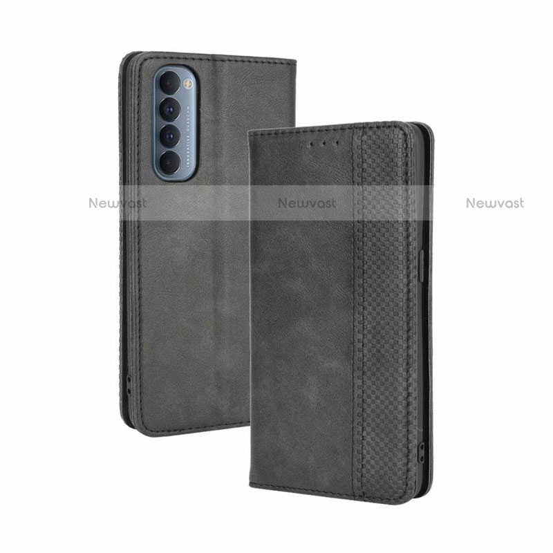 Leather Case Stands Flip Cover L01 Holder for Oppo Reno4 Pro 4G