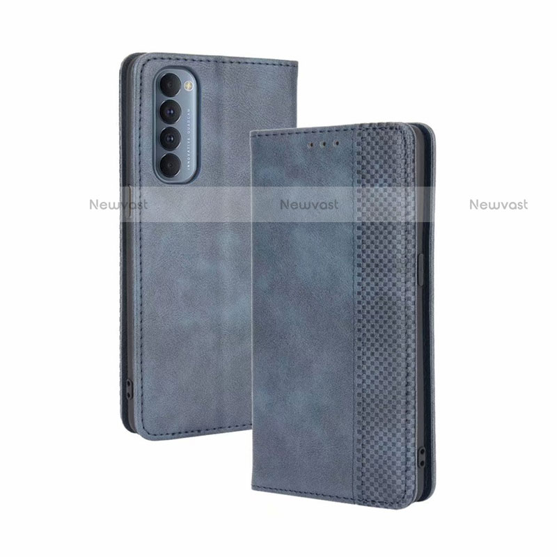 Leather Case Stands Flip Cover L01 Holder for Oppo Reno4 Pro 4G