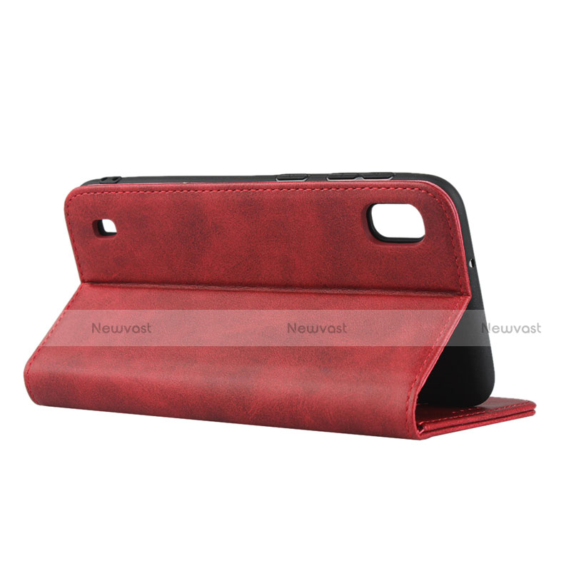 Leather Case Stands Flip Cover L01 Holder for Samsung Galaxy A10