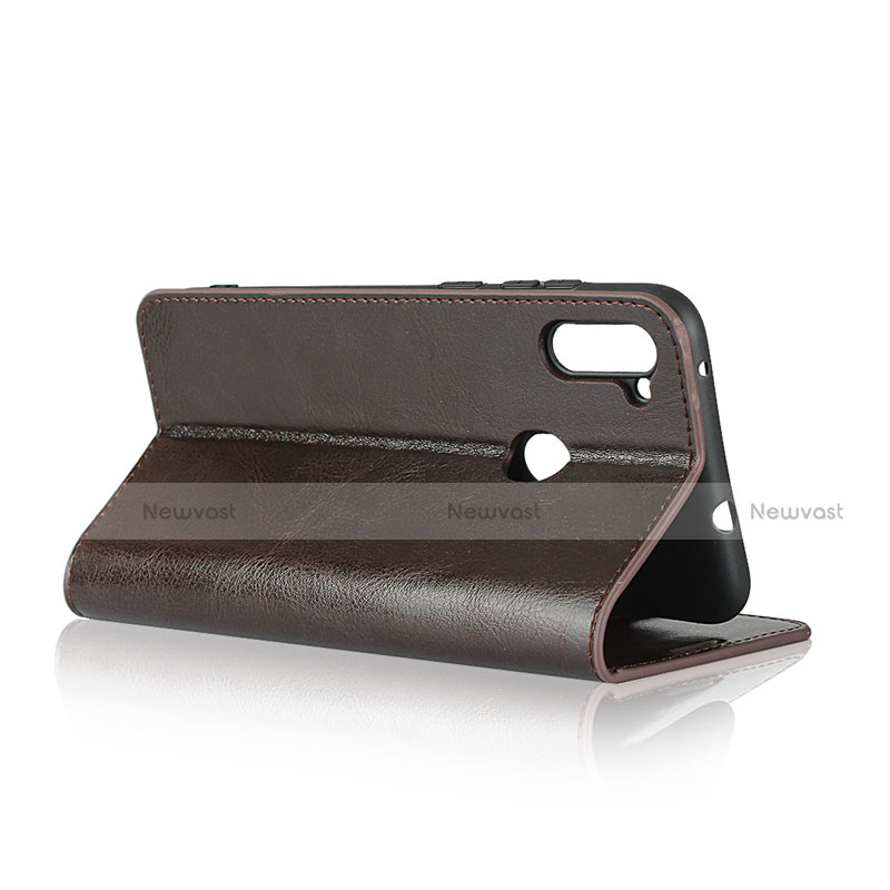 Leather Case Stands Flip Cover L01 Holder for Samsung Galaxy A11