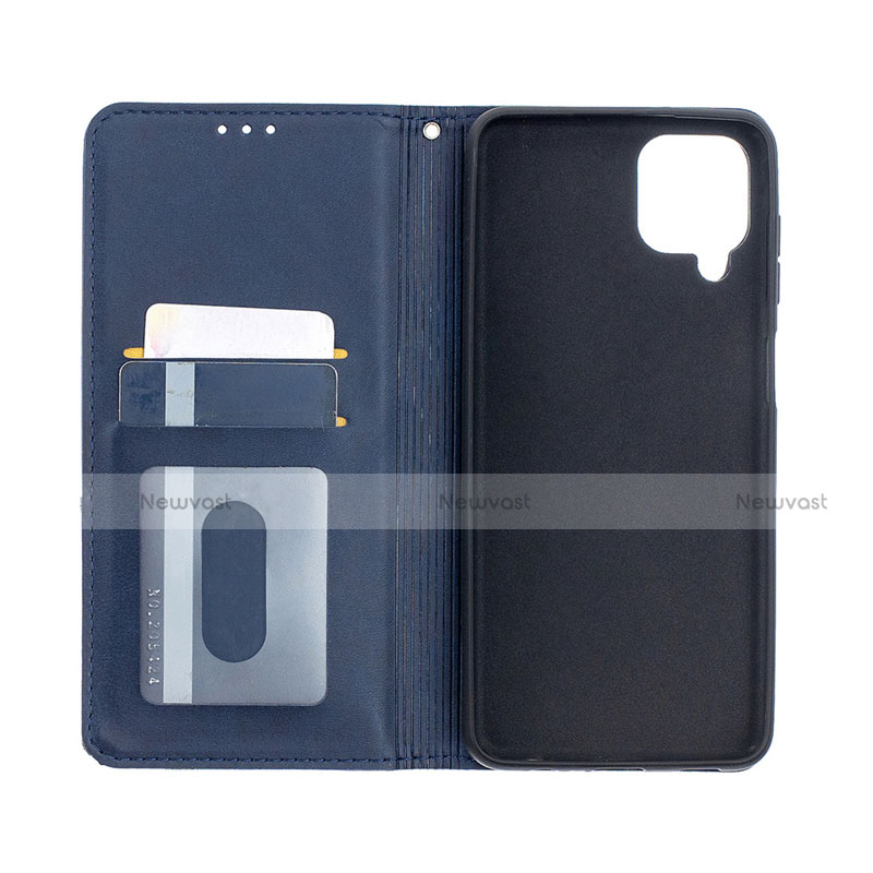 Leather Case Stands Flip Cover L01 Holder for Samsung Galaxy A12