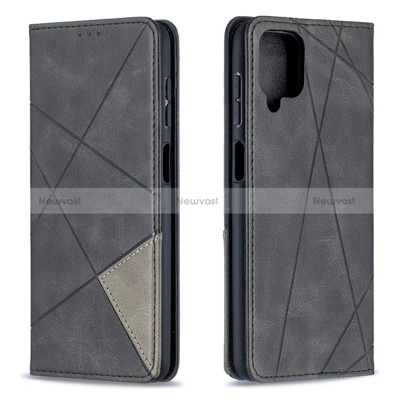 Leather Case Stands Flip Cover L01 Holder for Samsung Galaxy A12 Nacho