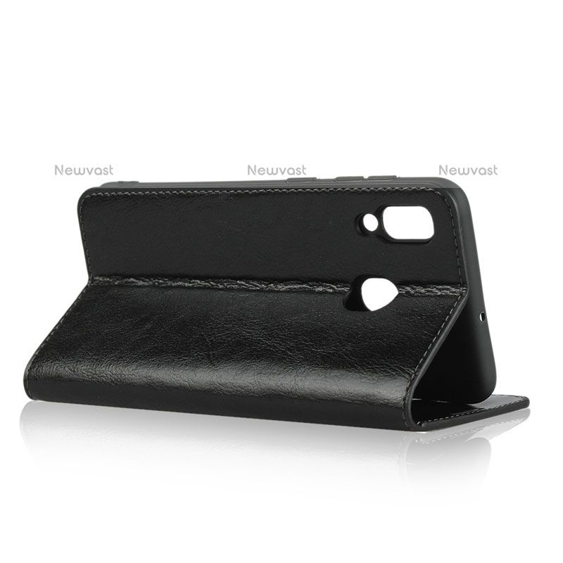 Leather Case Stands Flip Cover L01 Holder for Samsung Galaxy A20