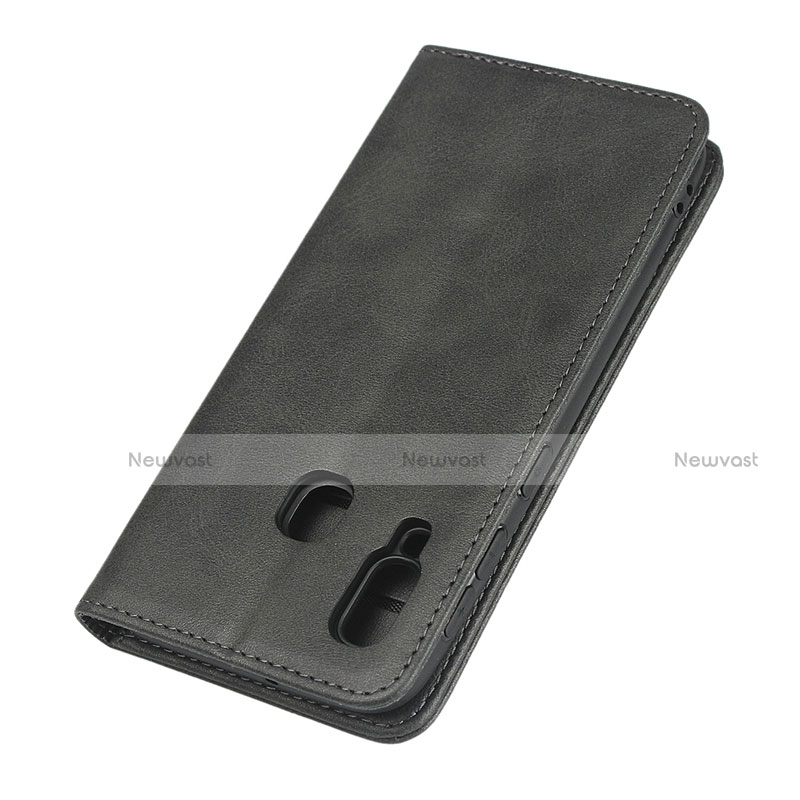 Leather Case Stands Flip Cover L01 Holder for Samsung Galaxy A20e