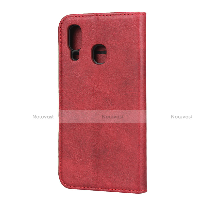 Leather Case Stands Flip Cover L01 Holder for Samsung Galaxy A40