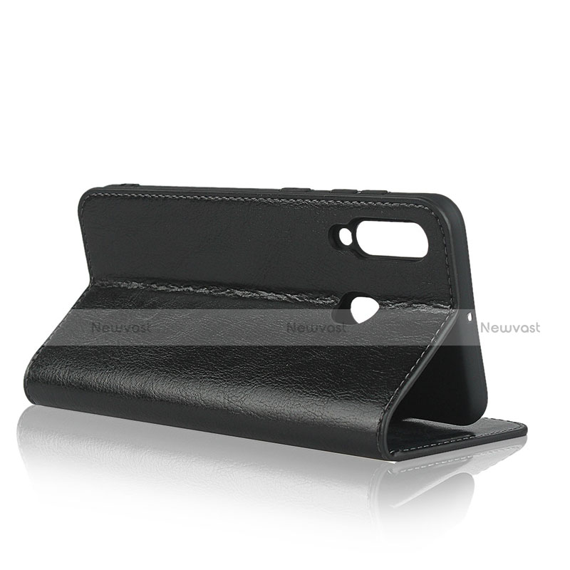 Leather Case Stands Flip Cover L01 Holder for Samsung Galaxy A60
