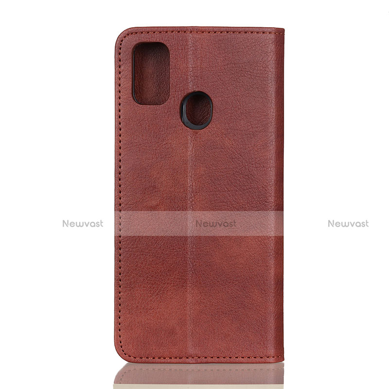 Leather Case Stands Flip Cover L01 Holder for Samsung Galaxy M21s