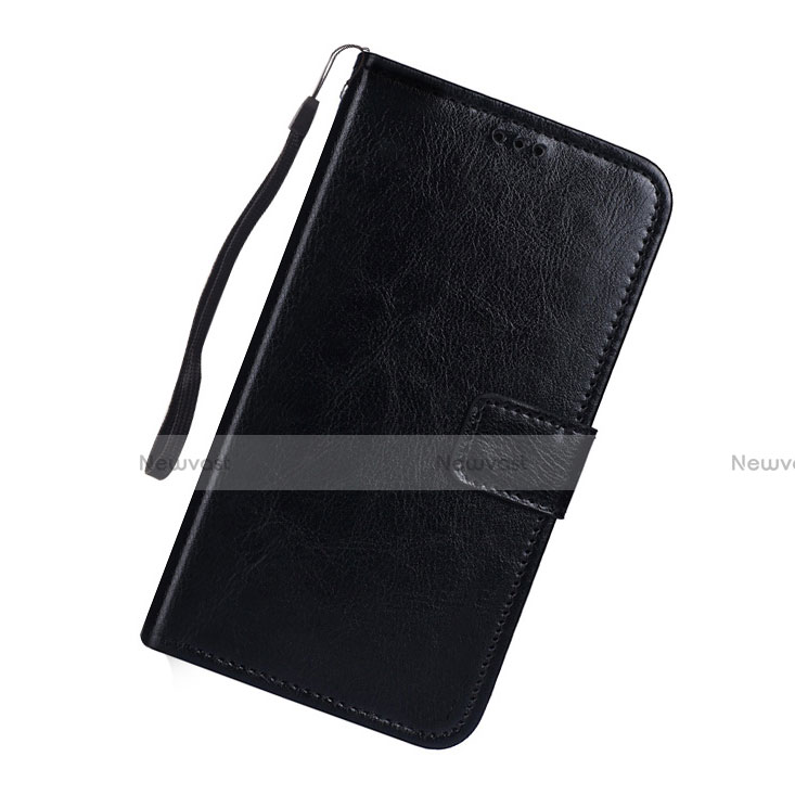 Leather Case Stands Flip Cover L01 Holder for Samsung Galaxy S10 Lite Black