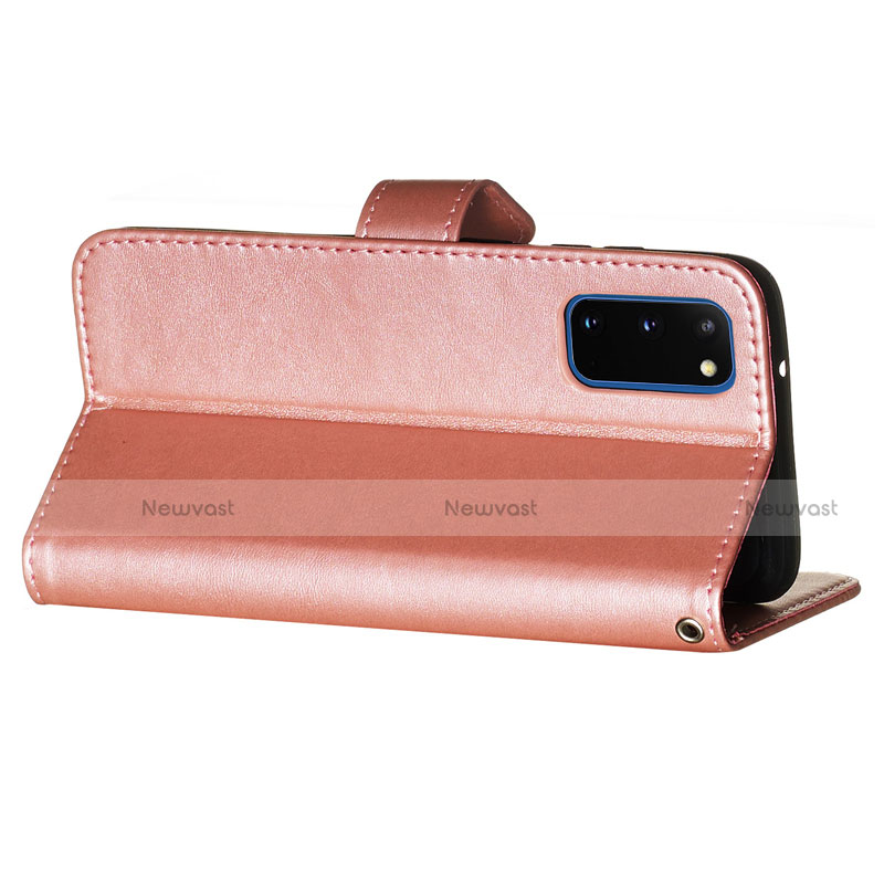 Leather Case Stands Flip Cover L01 Holder for Samsung Galaxy S20 5G