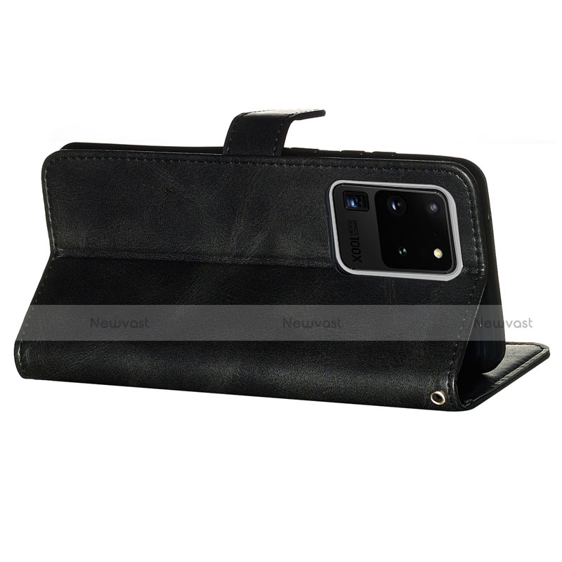 Leather Case Stands Flip Cover L01 Holder for Samsung Galaxy S20 Ultra