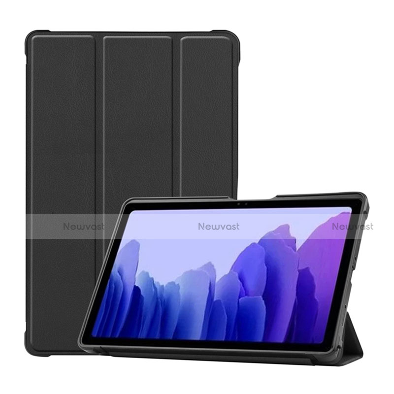 Leather Case Stands Flip Cover L01 Holder for Samsung Galaxy Tab A7 Wi-Fi 10.4 SM-T500 Black
