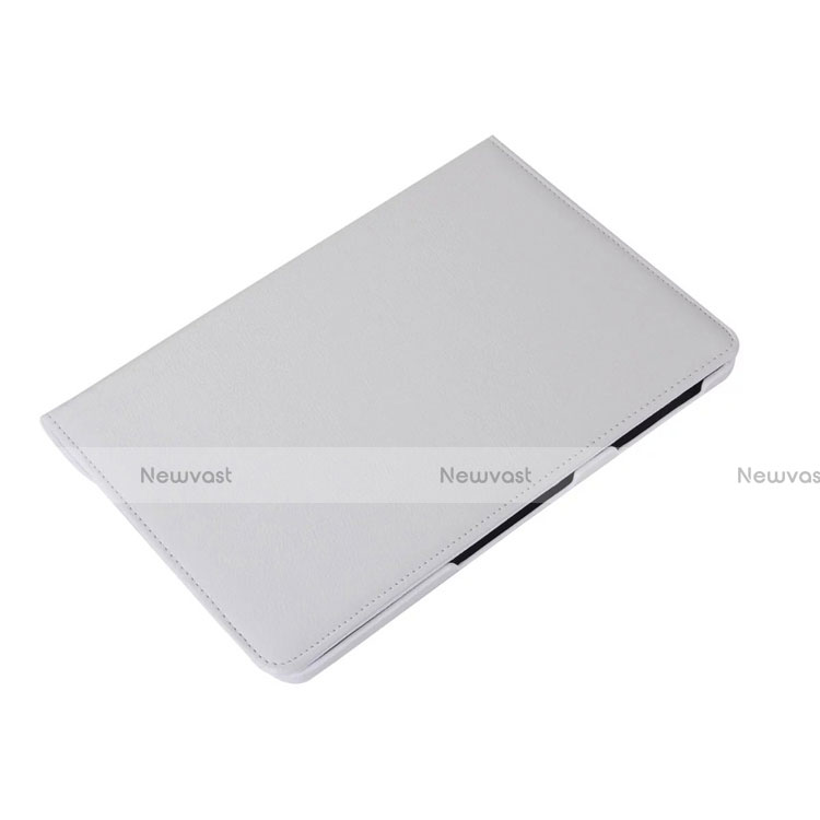 Leather Case Stands Flip Cover L01 Holder for Samsung Galaxy Tab S6 Lite 10.4 SM-P610 White