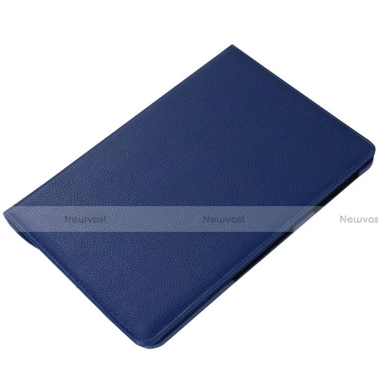 Leather Case Stands Flip Cover L01 Holder for Samsung Galaxy Tab S6 Lite 4G 10.4 SM-P615 Blue