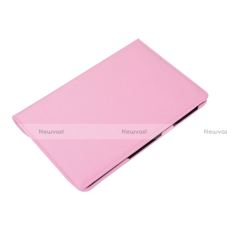 Leather Case Stands Flip Cover L01 Holder for Samsung Galaxy Tab S6 Lite 4G 10.4 SM-P615 Pink