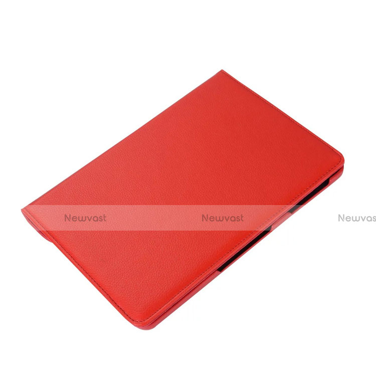 Leather Case Stands Flip Cover L01 Holder for Samsung Galaxy Tab S6 Lite 4G 10.4 SM-P615 Red