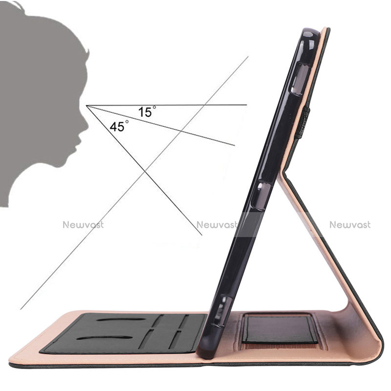 Leather Case Stands Flip Cover L01 Holder for Samsung Galaxy Tab S7 Plus 12.4 Wi-Fi SM-T970