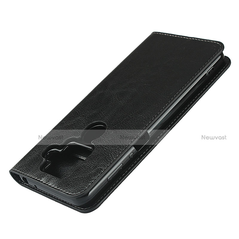 Leather Case Stands Flip Cover L01 Holder for Sharp AQUOS Sense4 Plus