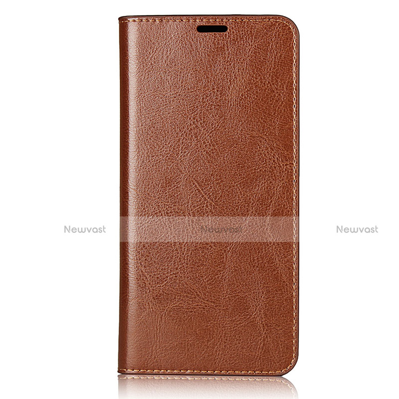 Leather Case Stands Flip Cover L01 Holder for Sharp AQUOS Sense4 Plus