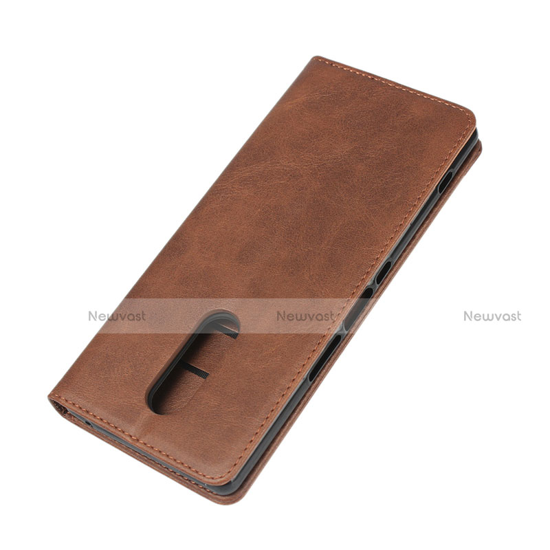 Leather Case Stands Flip Cover L01 Holder for Sony Xperia 1