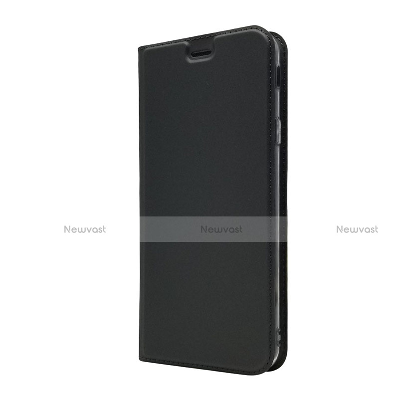 Leather Case Stands Flip Cover L01 Holder for Sony Xperia 10 Plus Black