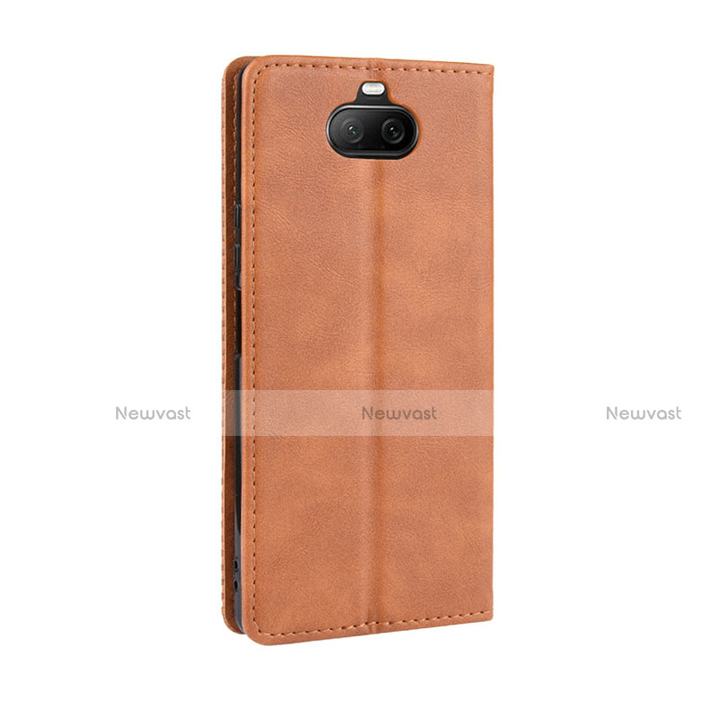 Leather Case Stands Flip Cover L01 Holder for Sony Xperia 8