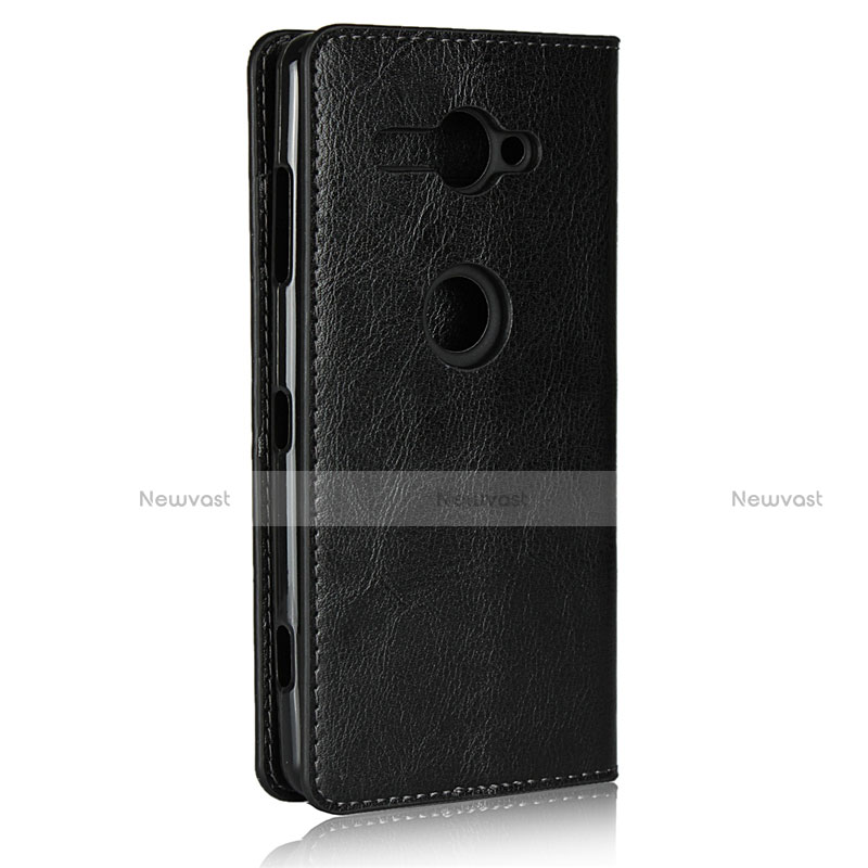 Leather Case Stands Flip Cover L01 Holder for Sony Xperia XZ2 Compact