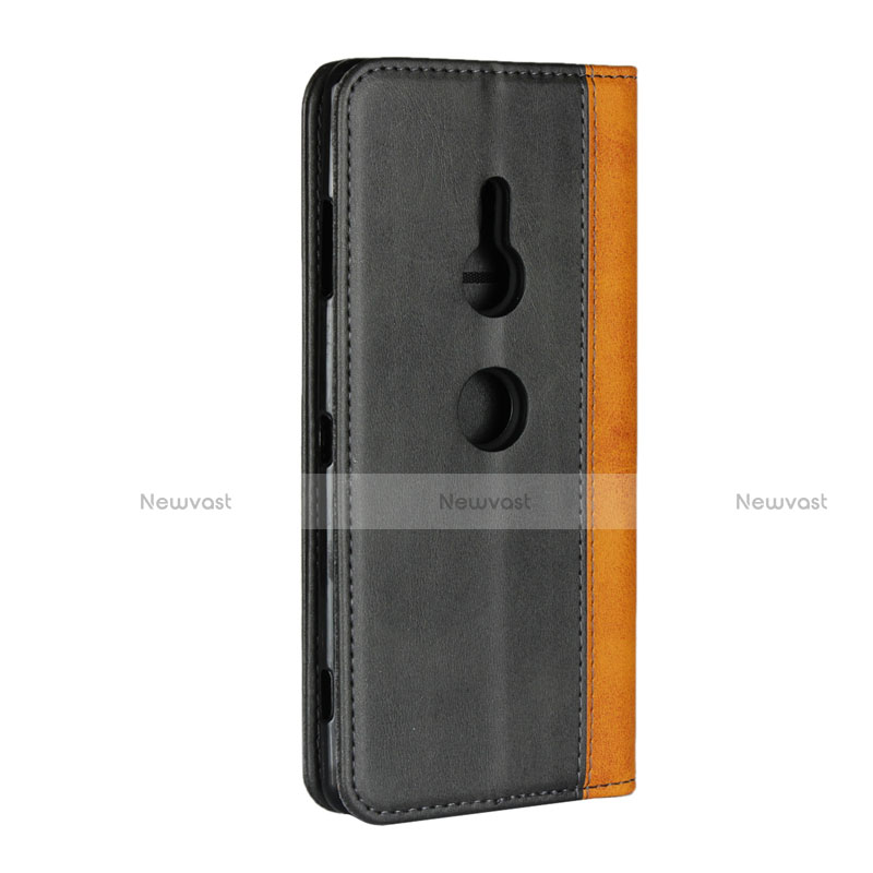 Leather Case Stands Flip Cover L01 Holder for Sony Xperia XZ3