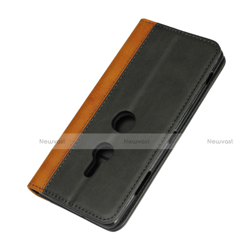 Leather Case Stands Flip Cover L01 Holder for Sony Xperia XZ3