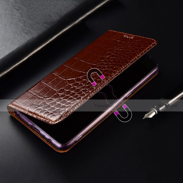 Leather Case Stands Flip Cover L01 Holder for Vivo X60T 5G