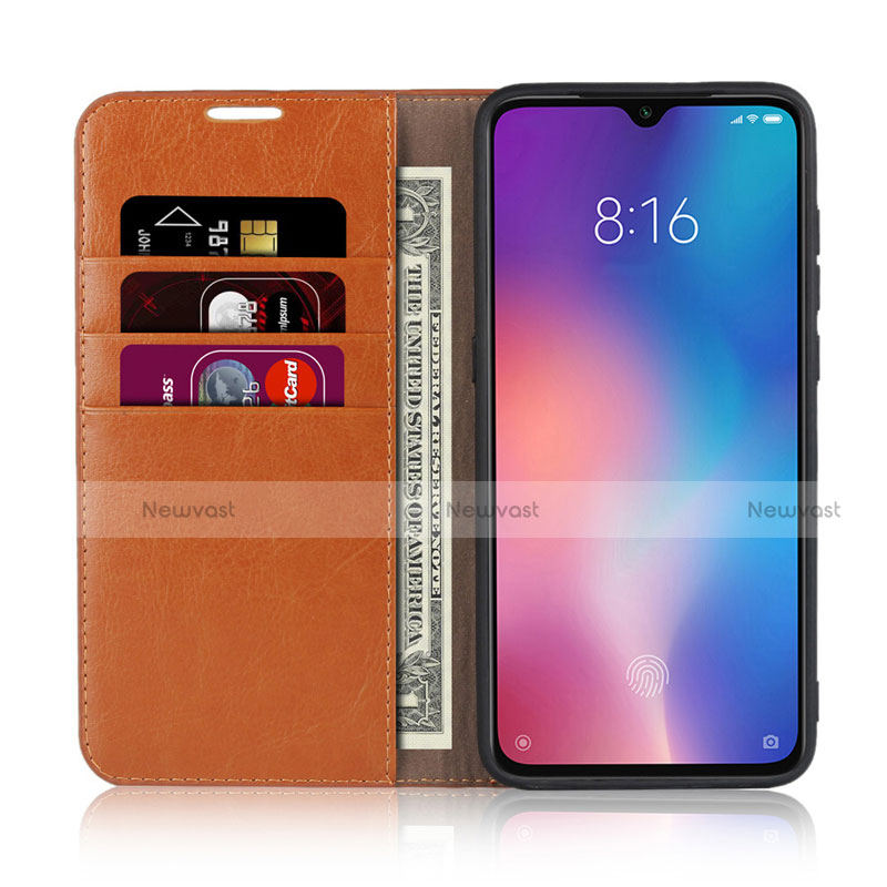 Leather Case Stands Flip Cover L01 Holder for Xiaomi Mi 9 Lite