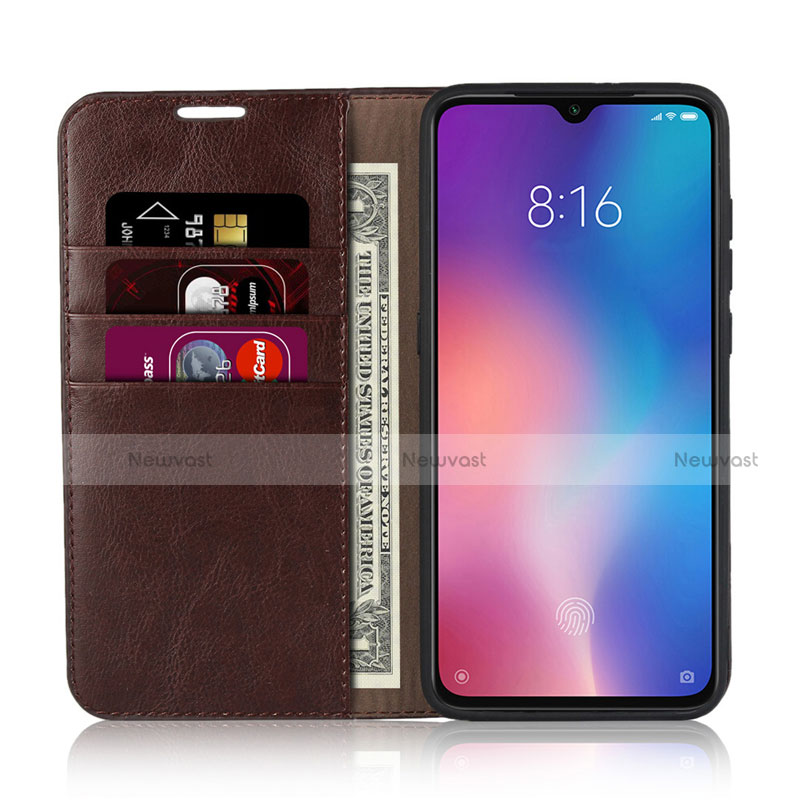 Leather Case Stands Flip Cover L01 Holder for Xiaomi Mi 9 Lite